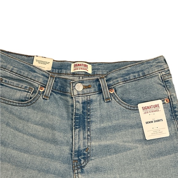 Signature By Levi Strauss & Co. Boys Denim Cut Off Jean Short - Picture 9 of 12